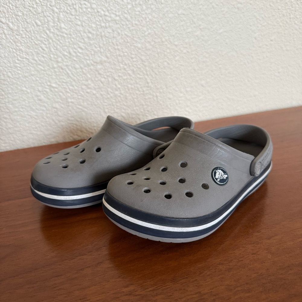 Gray Crocs Toddler Size 12